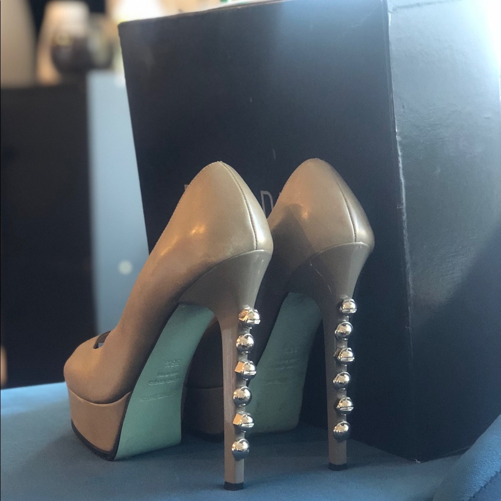 Ruthie Davis platform peep-toe heel